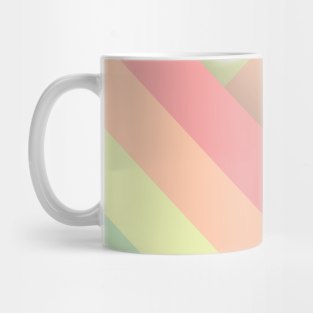 Pastel Rainbow Stripes Mug